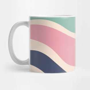 Wavy Retro Stripes Mug